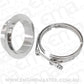 Aeroflow AF8080-1027 4.61" O.D SS BOOSTED VBAND KITSUITS 7575 7588 S/S V BAND T/O
