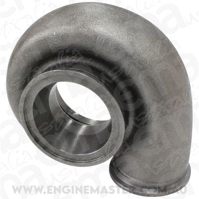 Turbo Exhaust Housing (Suit All Aeroflow 55mm Exhaust Turbine Wheel With V-Band Mount, 1.01 A/R, Cast Iron)