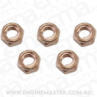 Aeroflow AF8059-1002 TURBO COPPER NUT KIT M8x1.25mmPACK OF 5 NUTS M8 X 1.25mm