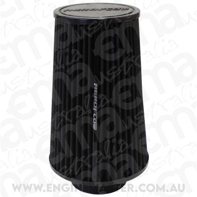 Aeroflow AF2711-0810 3 Clamp-On Round Filter 6.15" O.D 8.9 High Black Cott