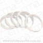 Aeroflow AF8689-275 Aluminium 2.75" Pie Cuts Sold as a Pack of 5 to make a 45Â° Bend, 1/16" Wall Thickness and 1D Radius