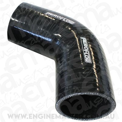67Ã¸ Silicone Hose Elbow 3-1/8" (79mm) I.D (Gloss Black Finish. 4-59/64" (125mm) Leg) (AF9208-312)