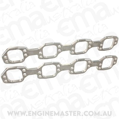Aeroflow AF9551-1015 Ford 289-351W Header Flanges 2" Square Port Victor Jnr