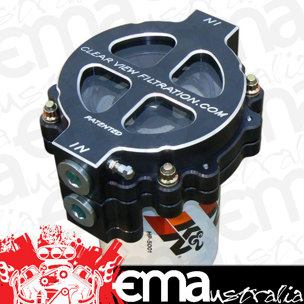Clear View Filtration CV125-115-B 6" Screw-On Oil Filter 115 Mic