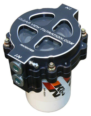 Clear View Filtration CV125-115-B 6" Screw-On Oil Filter 115 Mic