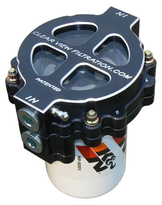 Clear View Filtration CV125-115-B 6" Screw-On Oil Filter 115 Mic