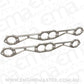 Aeroflow AF9551-1000 SBC Header Flanges Set 1-5/8" Round Port 1.63"