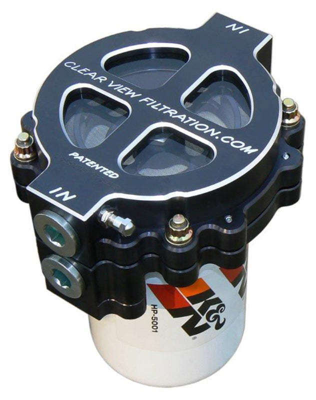 Clear View Filtration CV125-115-B 6" Screw-On Oil Filter 115 Mic