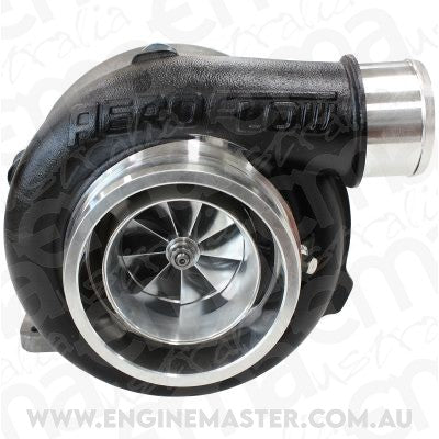 BOOSTED 5855 1.06 Turbocharger 400-750HP Rating - Hi Temp Black Finish (External Wastegate, T3 Inlet Flange, V-Band Exhaust Flange)