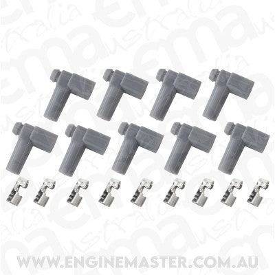 Aeroflow AF4530-8849 9 x Hei Boots & Terminals 90 Deg. 9 Boots & 9 Terminals