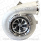 BOOSTED 98102 V-Band 1.22 Turbocharger 2500HP, Natural Cast Finish (External Wastegate, V-Band Inlet & Exhaust Flanges)