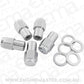 Aeroflow AF3046-7000 0.750" Shank Closed Chrome Wheel Nuts - M12 x 1.50mm Pack of 5, Washer Seat with Shank