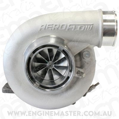 BOOSTED 7375 T4 1.15 Turbocharger 1200HP, Natural Cast Finish (External Wastegate, T4 Inlet Flange, V-Band Exhaust Flange)