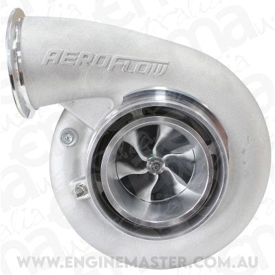BOOSTED B7875 T4 .96 Reverse Rotation Turbocharger 1150HP, Natural Cast Finish (External Wastegate, T4 Twin Entry Inlet Flange, V-Band Exhaust Flange)