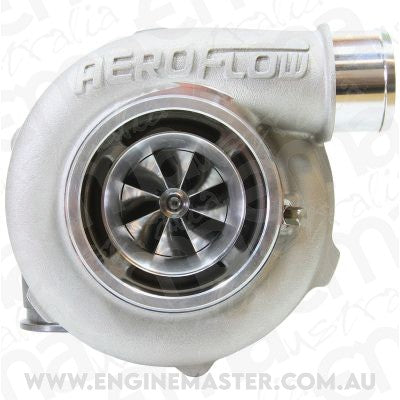 BOOSTED 5455 1.01 Turbocharger 340-650HP Rating - Natural Cast Finish (External Wastegate, V-Band Inlet & Exhaust Flanges)
