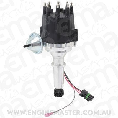 XPRO Ready to Run Distributor, Machined Aluminium Body with Black Cap (Suit Holden V8)