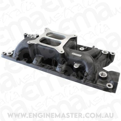 Aeroflow AF6210-2001 SBF AIR GAP INTAKE MANIFOLD DUAL PLANE FORD 302 BLACK