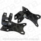 Aeroflow AF1201-1001 Holden HQ-WB To GM LS Engine Mount Suit Conversion Cars Black Urethane Sold as a Pair