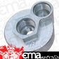 Clear View Filtration CV210 -12An Billet Oil Block Adapter Kit - Clear