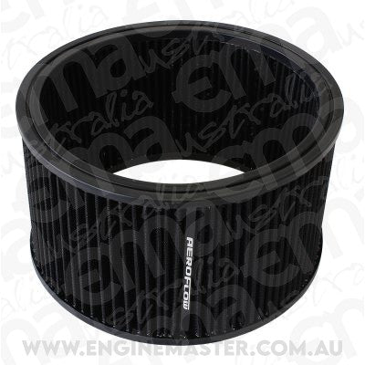 Aeroflow AF2041-3650 Round Air Filter 9" x 5" Washable Cotton Element