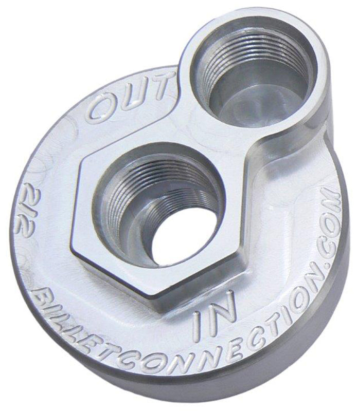 Clear View Filtration CV212 -12An Billet Oil Block Adapter Kit - Clear