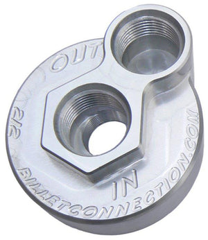 Clear View Filtration CV212 -12An Billet Oil Block Adapter Kit - Clear