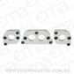 Aeroflow AF9551-1011 SBC Aluminium Adapter Kit Use Large Pipe - Std Pattern Head