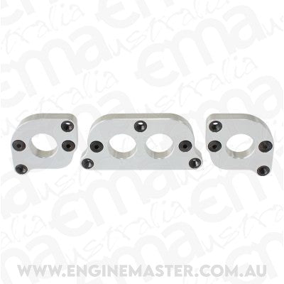 Aeroflow AF9551-1011 SBC Aluminium Adapter Kit Use Large Pipe - Std Pattern Head