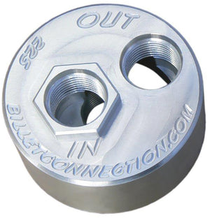Clear View Filtration CV225 -10An Billet Oil Block Adapter Kit - Clear