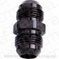 Aeroflow Performance Products AF815-08BLK Male Flare Union -8AN Black -8AN to -8AN Straight