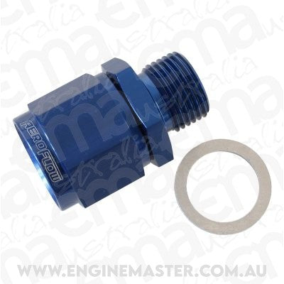 Aeroflow AF906-10-M18 M18 x 1.5 to -10 Female Swivelblue Washer Seal