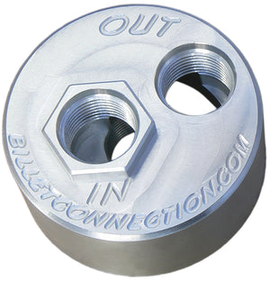 Clear View Filtration CV232 -12An Billet Oil Block Adapter Kit - Clear