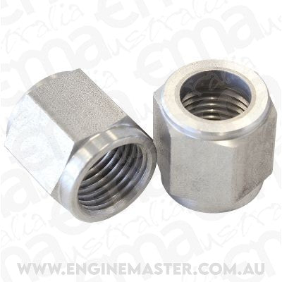 Aeroflow Performance Products AF818-08-SS Tube Nut -8 to 1/2" Tube S/S S/S -8AN to 1/2" Hard Line