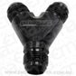 Aeroflow AF930-16-16BLK Y Block -16AN Black 3x -16An