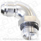 Aeroflow AF903-08-10S 90 Deg -10ORB to -8AN Completewith Jam Nut & O-Ring Silver