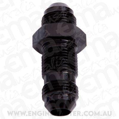 Aeroflow AF832-20BLK Straight Bulkhead -20AN Black Bulkhead Nut Seperate