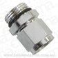 Aeroflow AF907-06-08S -8ORB to Female -6 Swivel Nut Silver