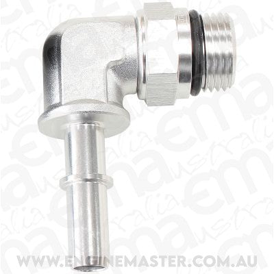 Push-On EFI Fuel Fittings - Silver (7.93mm (5/16) to -8 ORB)