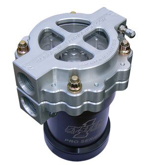 Clear View Filtration CV405-115 4" Screw-On Oil Filter Assembly - Clear