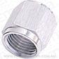 Aeroflow AF818-08S Tube Nut -8AN to 1/2" Tube Silver -8AN to 1/2" Hard Line