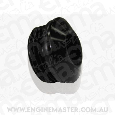 Aeroflow AF813-20BLK ORB Slimline Port Plug -20AN Black Finish