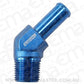 Aeroflow AF845-10AN 45 Deg 1/2" NPT -10 100/450 Series Braided Hose AN Size