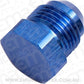 Aeroflow AF806-08 Flare Plug Male -8AN Blue Male Flare Plug -8An