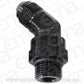 Aeroflow AF945-10-08BLK Male -8 ORB 45 to -10AN Male Black Full Swivel