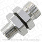 Aeroflow AF928-10-06S -10 ORB to 3/8" NPT Coupler Silver -10 ORB to 3/8"
