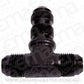 Aeroflow AF834-08BLK Bulkhead Tee -8AN Black Bulkhead On Side