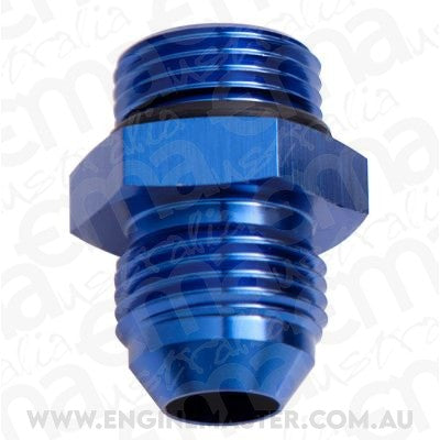 Fuel cells & catch cans 16 ORB to -16AN Straight Blue Male to Male Aeroflow Performance Products AF920-16