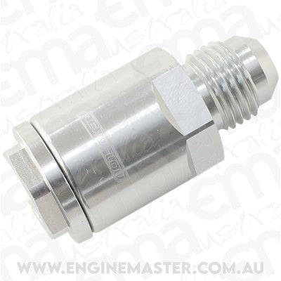 Aeroflow Performance Products AF808-03S Push On Fuel Fitting LS & Lt 3/8 Hose to -8AN Silver