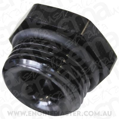 Aeroflow AF912-P10-02BLK -10ORB Port Reducer to 1/8 NPTblack Male to Female