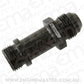 Aeroflow AF953-08BLK -8ORB to Male -8AN Extension Black 1.5" Long Extension